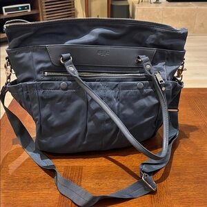 MZ Wallace Dark Blue Men's Messenger Bag
